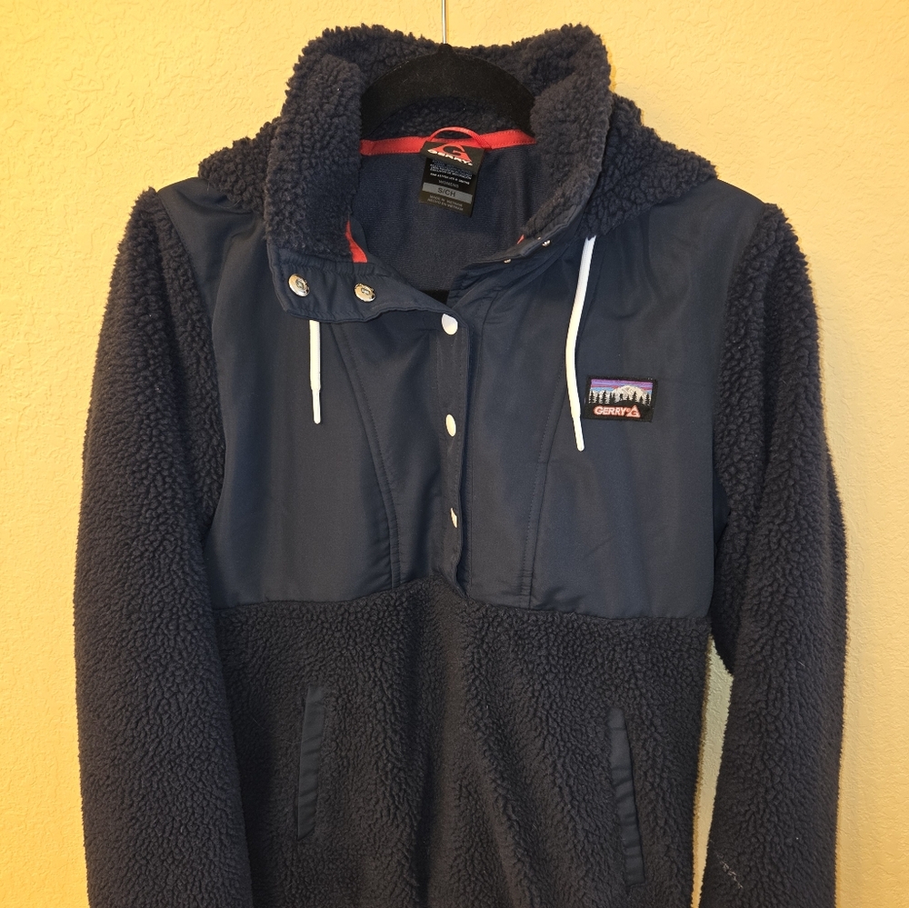 Gerry Weber Navy Blue Fleece Jacket